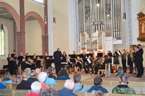Beim Konzert des Jugendposaunenchors wird das Kirchenschiff zum tosenden Klangraum. Foto: Fritsche Foto: Schwarzwälder Bote