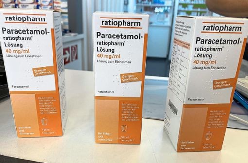 Besonders bei Paracetamol-haltigen Kindersäften kommt es zu Lieferengpässen Foto: Julian Preuß