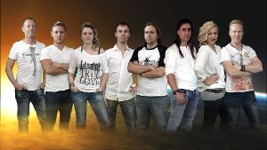 Die acht  Musiker der Band Projekt 0-600 treten am 1. April in der Turn- und Festhalle Hochmössingen auf.  Foto: Veranstalter Foto: Schwarzwälder-Bote