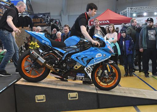 Die Faszination der Zweiräder –­ auf der Motorradshow in Horb stand sie im Mittelpunkt. Foto: Maria Hopp