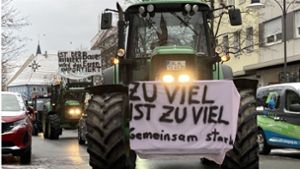 Bauernproteste rund um B27 und B463 – das sind die Bilder