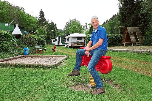 Hendrik Smits betreibt den Wildberger Campingplatz in der achten Saison. Foto: Buchner Foto: Schwarzwälder-Bote