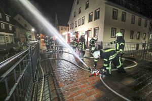 In der Nacht zum Freitag waren  die Feuerwehren  stark gefordert.   Foto: Eich Foto: Schwarzwälder Bote