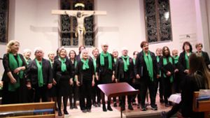 Der Rotfelder Kirchenchor feierte in der Georgskirche sein Jubiläum. Foto: Trumpp