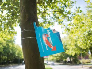 Die AfD sucht den Dieb von 13 Wahlplakaten im Bereich Geislingen und Rosenfeld mit einem Kopfgeld. (Symbolbild) Foto: dpa