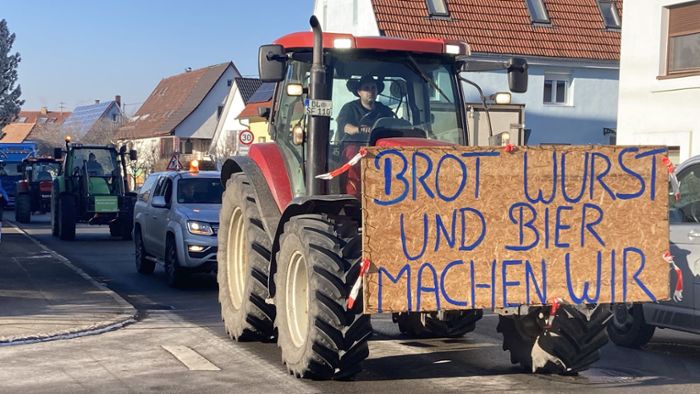 Bauern-Protest am Samstag – das sind die Bilder