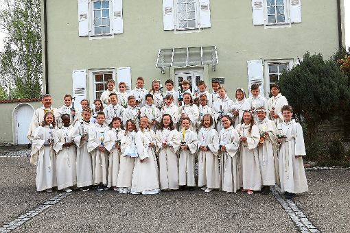 Es war ein besonderer Tag für die Kinder aus Bisingen, Steinhofen, Thanheim, Wessingen und Zimmern.   Foto: Wahl