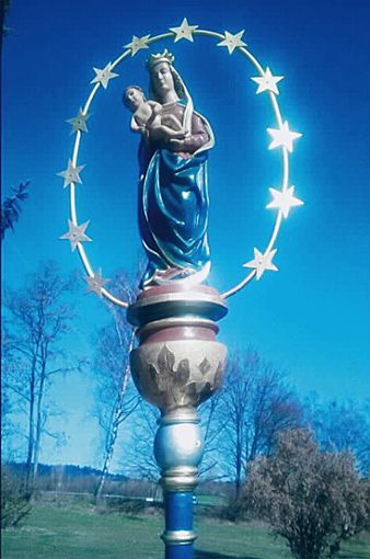 Die Mondsichel-Madonna von Dietingen.  Foto: Burkard Foto: Schwarzwälder Bote