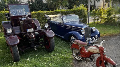 Lanz-Bulldogs, schnittige Motorräder und gepflegte alte Autos sind am 21. April in Bad Liebenzell zu sehen. Foto: Gert Kuchel