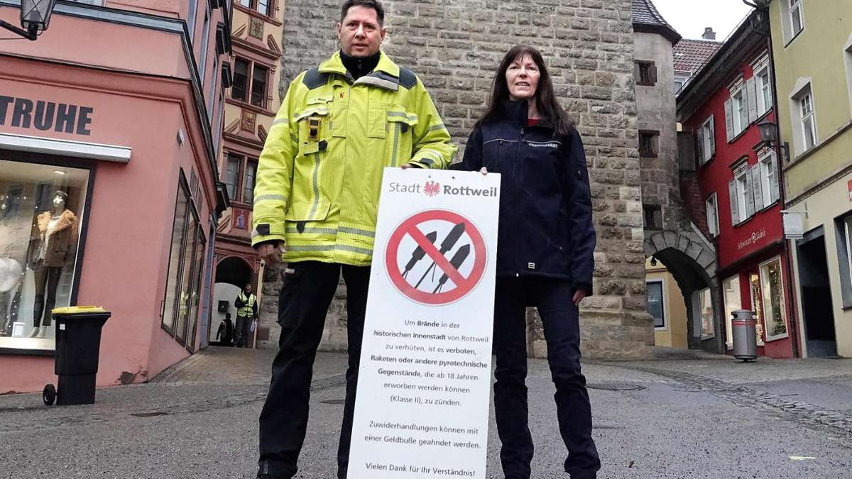 Feuerwerksverbot in Rottweil: Auch ein Knallfrosch ist nicht erlaubt – bis zu 100 Euro Bußgeld