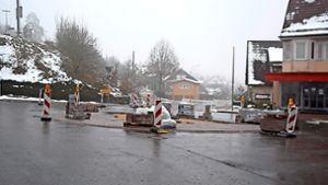 Kreisverkehr in Dornstetten wird doch noch nicht freigegeben