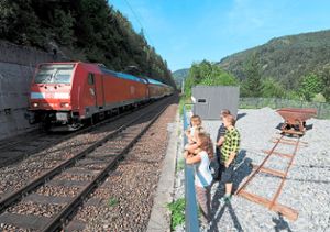 So sah beispielsweise diese Station des Schwarzwaldbahn-Erlebnispfads bei der Eröffnung im Oktober 2012 aus.  Foto: Archiv Foto: Schwarzwälder Bote