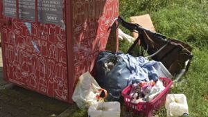 Ein Ärgernis:  Müllhaufen allerorten