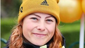 Glücklich und sprachlos: Skicrosserin Daniela Maier ist überwältigt von ihrem ersten Weltcup-Sieg. Foto: privat