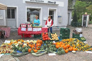 Eine wahre Pracht: das herbstliche Angebot an Gemüse und Kürbissen auf dem Hornberger Naturparkmarkt.  Foto: Gebauer