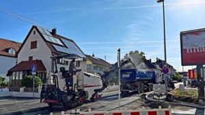Straßenbau-Arbeiten in der Hofgartenstraße haben begonnen