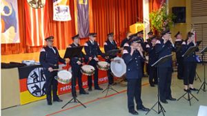 Traditionell eröffnete die Musik der Feuerwehrabteilung Calw-Stammheim die Hauptversammlung des Kreisfeuerwehrverbandes. Foto: Steffi Stocker KFV