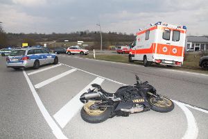 Bei einem Unfall auf dem Villinger Außenring ist ein Motorradfahrer schwer verletzt worden. Foto: kamera24.tv