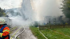Brand auf Familiencampingplatz in Bad Wildbad