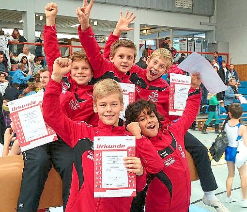 Die D-Jugend des SV Villingendorf glänzte mit einem vierten Platz beim Landesfinale.  Foto: Peiker Foto: Schwarzwälder-Bote