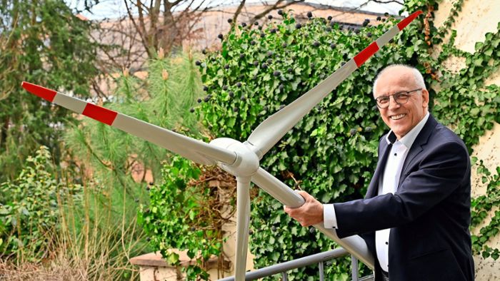 Er hat in Freiburg für die Windkraft Pionierarbeit geleistet