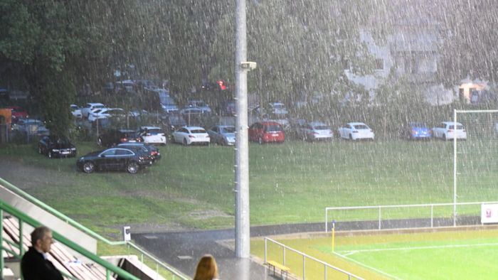 Unwetter ruiniert Sieg für FC Bad Dürrheim