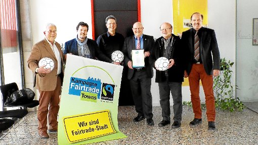 Balingen hat die Auszeichnung zur Fair-Trade-Stadt für mindestens vier weitere Jahre bekommen.  Foto: Hennings