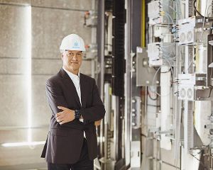 Andreas Schierenbeck, Vorstandsvorsitzender der Aufzugssparte. Foto: Thyssen-Krupp Elevator
