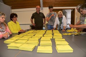 Auszählung bei der Kommunalwahl im Mai 2014 in Haiterbach. Archiv-Foto: Katzmaier Foto: Schwarzwälder-Bote