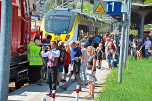 Freudenstadt Hauptbahnhof: Wenn der Verkehrsknoten im Konzept für den Nationalpark keine Rolle spielen sollte, dann kann das für OB Julian Osswald so nicht sein. Foto: Schwark
