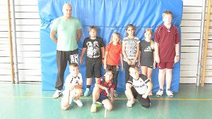 Mit großer Begeisterung sind die Kinder in der neu gegründeten Abteilung Handball des TuS Hüfingen dabei. Foto: Spathelf Foto: Schwarzwälder-Bote