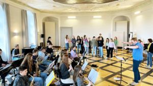 Musical am Gymnasium Meßstetten: Proben vor besonderer Kulisse